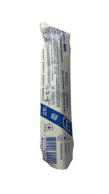 Шприц 10 мл МР MedPlast одноразовий трикомпонентний з двома голками 21G (0,8 х 38 мм) і 23G (0,6 х 32 мм), 1 штука