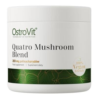 Грибний комплекс OstroVit Quatro Mushroom Blend, 100 г