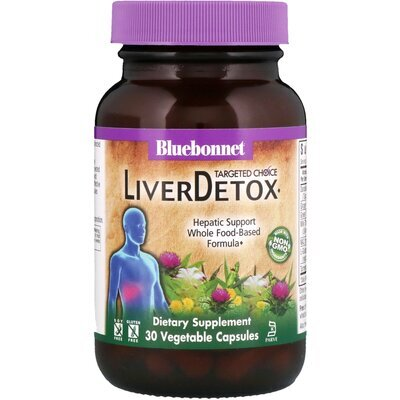 Комплекс для детоксикації печінки Bluebonnet Nutrition Targeted Choice Liver Detox капсули №30
