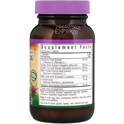 Комплекс для детоксикації печінки Bluebonnet Nutrition Targeted Choice Liver Detox капсули №30
