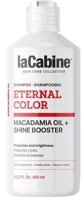 Шампунь La Cabine Eternal Color з олією макадамії для Ззахисту кольору фарбованого волосся, 450 мл