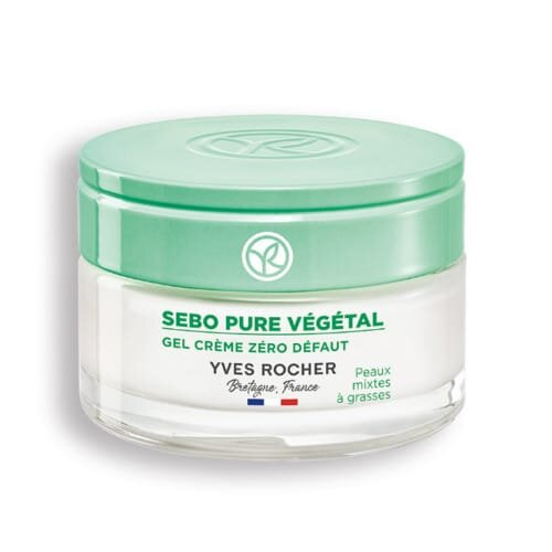 Гель-крем для обличчя Yves Rocher Sebo Pure Vegetal Нуль недоліків, 50 мл