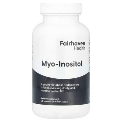 Міо-інозитол Fairhaven Health Myo-Inositol для жінок і чоловіків, 120 капсул