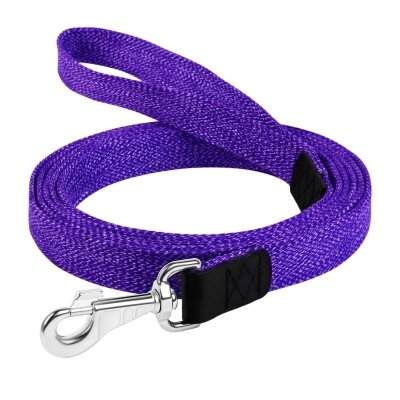 Повідець Collar з бавовняної стрічки, ширина 25 мм, довжина 300 см, фіолетовий