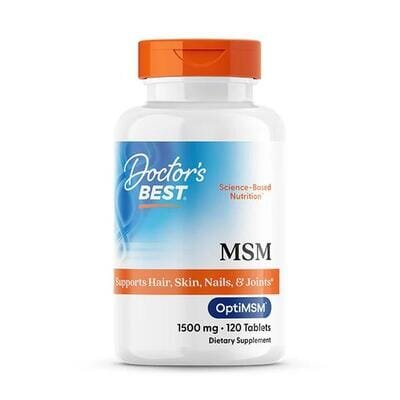 Метилсульфонілметан Doctor's Best MSM with OptiMSM 1500 мг, 120 таблеток