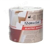 Бинт еластичний стрічковий Lauma Latex Free медичний, високої розтяжності розмір 5 м х 12 см