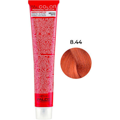 Крем-фарба для волосся Palco Professional Color № 8.44 блонд світлий інтенсивно-мідний, 100 мл