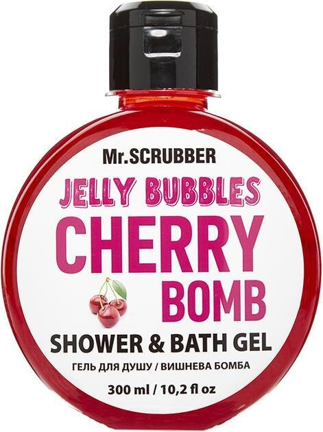 Гель для душу MR.Scrubber Jelly Bubbles Cherry Bomb, 300 мл