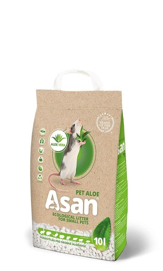Наповнювач для гризунів Asan Pet Aloe целюлоза, 10 л