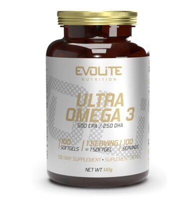 Ультра Омега 3 Evolite Nutrition Ultra Omega 3 500/250, 100 м'яких капсул