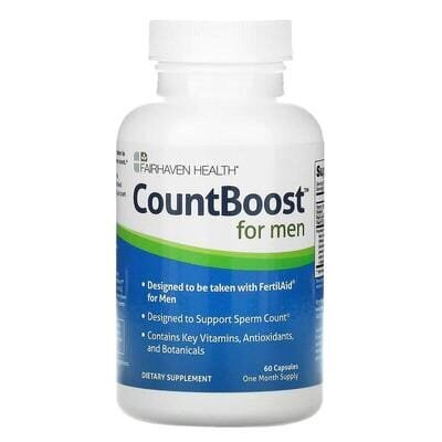 Репродуктивне здоров'я чоловіків Fairhaven Health CountBoost For Men, 60 капсул