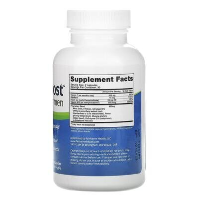 Репродуктивне здоров'я чоловіків Fairhaven Health CountBoost For Men, 60 капсул