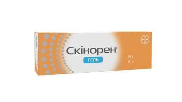 Скінорен гель 15 % по 5 г у тубах