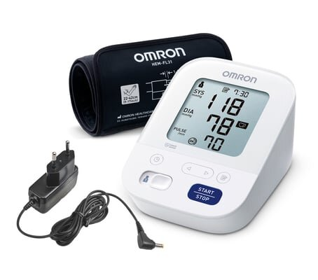 Тонометр Omron M3 Comfort (HEM-7155-E) автоматичний з мережевим адаптером HHP-CM01