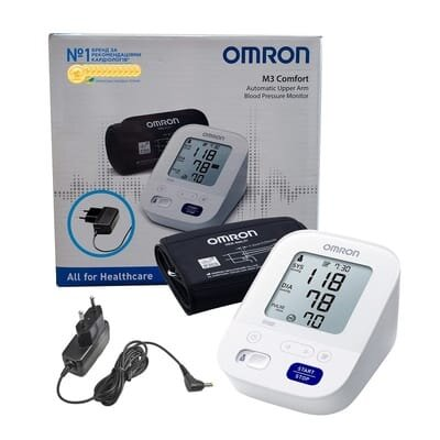 Тонометр Omron M3 Comfort (HEM-7155-E) автоматичний з мережевим адаптером HHP-CM01