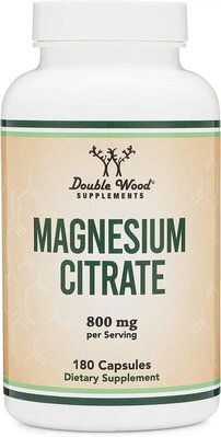 Магній Цитрат Double Wood Magnesium Citrate 800 mg, 180 капсул