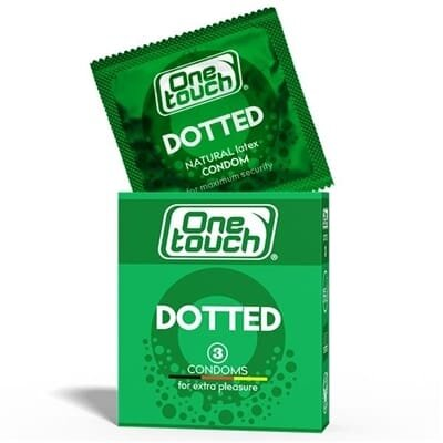 Презервативи One Touch Dotted з точковою структурою, 3 штуки
