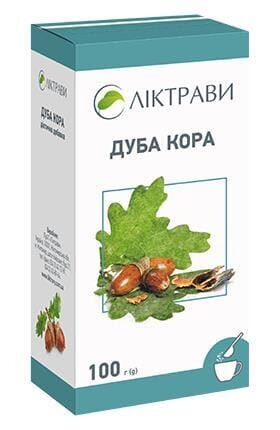Дуба кора по 100 г у пач. (дієт.доб.)
