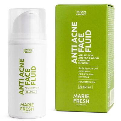 Крем-флюїд для обличчя Marie Fresh для проблемної шкіри антиакне, 30 мл