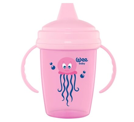 Поїльник-непроливайка Wee Baby Enjoy з ручками, 240 мл