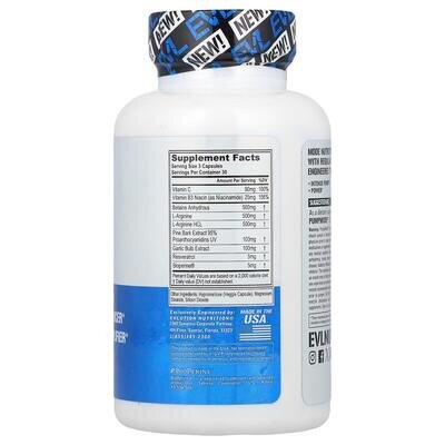 Передтренувальний комплекс EVLution Nutrition Pump Mode, 90 вегетаріанських капсул