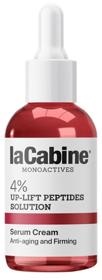 Крем-сироватка для обличчя La Cabine 4% Up-Lift Peptides 2 in 1 з пептидами 4% антивікова для пружності та еластичності шкіри, 30 мл