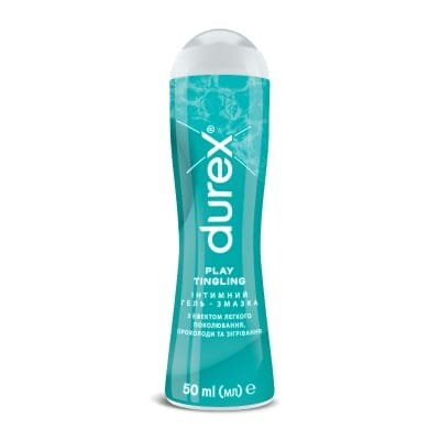 Інтимний гель-змазка Durex Play Tingling легке поколювання, прохолода та зігрівання (лубрикант), 50 мл