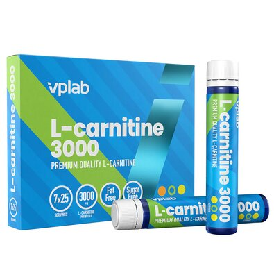 L-Карнітин 3000 VPLab L-Carnitine розчин по 25 мл №7 в флак.