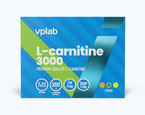 L-Карнітин 3000 VPLab L-Carnitine розчин по 25 мл №7 в флак.