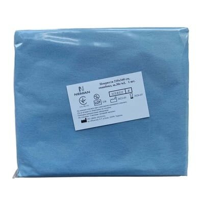 Покриття операційне Неман, стерильне 210 см x 160 см, 30 г/м2, 1 штука