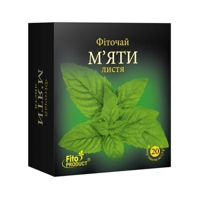 Фіточай Фітопродукт М'яти листя по 1,5 г №20 у філ.-пак.