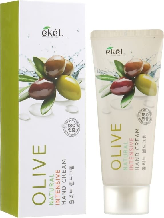 Крем для рук Ekel Natural Intensive Olive з екстрактом оливи, 100 мл