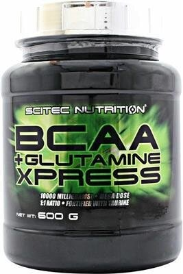 Амінокислота Scitec Nutrition BCAA + Glutamine Xpress, лайм, 600 г