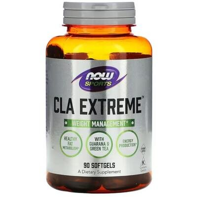 Кон'югована лінолева кислота NOW CLA Extreme, 90 м'яких капсул