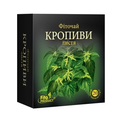 Фіточай Фітопродукт Кропиви листя по 1,5 г №20 у філ.-пак.