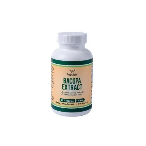 Бакопа Моньє екстракт Double Wood Bacopa Monnieri Extract 450 mg, 90 капсул