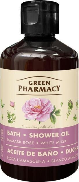 Олія для ванни та душу Green Pharmacy Дамаська троянда та білий мускус 250 мл