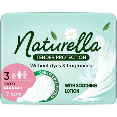 Прокладки гігієнічні Naturella Tender Protection Maxi 6 крапель, 7 шт