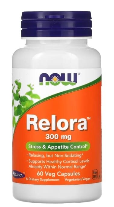 Релора NOW Relora 300 мг вег. капсули №60