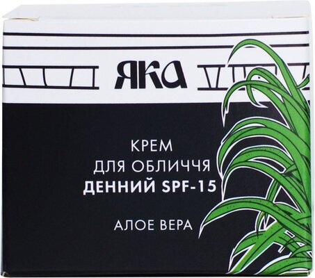 Крем для обличчя ЯКА Алое Вера SPF15 денний, 30 мл