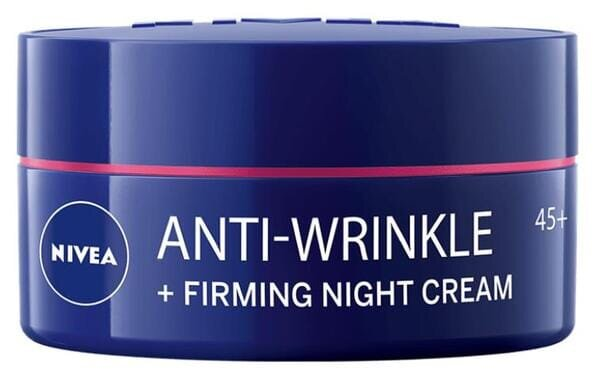 Крем для обличчя Nivea Проти зморшок + пружність 45+ нічний, 50 мл