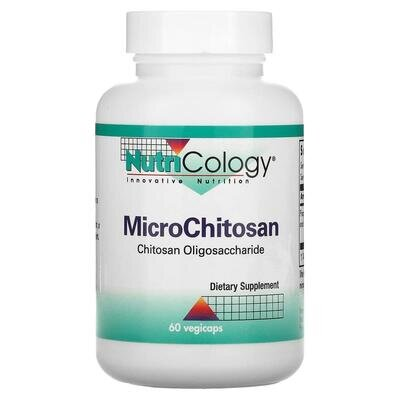 Мікрохітозан Nutricology MicroChitosan для схуднення, 60 капсул