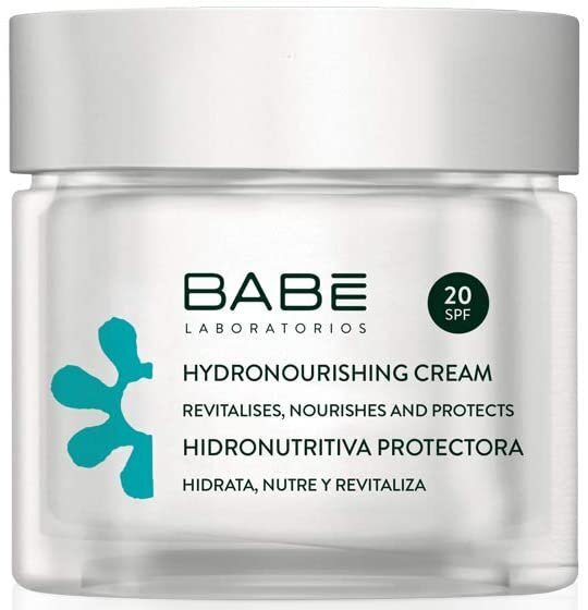 Крем для обличчя Babe Laboratorios Hydronourishing SPF20 зволожуючий гідроживильний, 50 мл