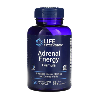 Підтримка наднирників Life Extension Adrenal Energy Formula веганські капсули №120