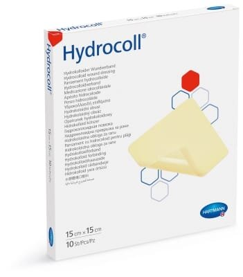 Пов'язка гідроколоїдна Hydrocoll 15 см х 15 см, 10 штук
