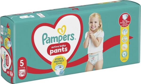 Підгузки-трусики Pampers Pants дитячі розмір 5, 12-17 кг, 48 шт