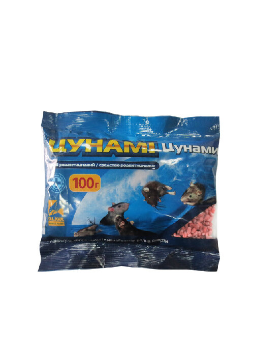 Цунамі (Ланірат) отрута для гризунів, 100 г