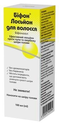 Лосьйон для волосся Біфон проти лупи та зуду, 100 мл
