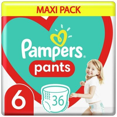 Підгузки-трусики Pampers Pants дитячі розмір 6, 14-19 кг, 36 шт