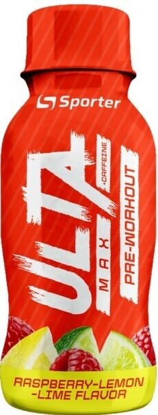Передтренувальний комплекс Sporter Ulta Max Pre-Workout лимон-лайм-малина, 100 мл